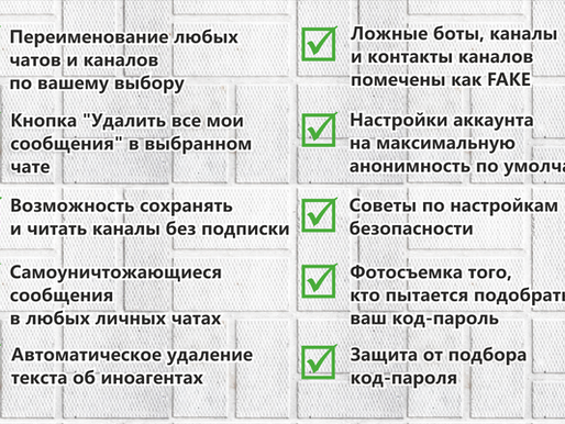 10 уникальных функций Партизанского Телеграм