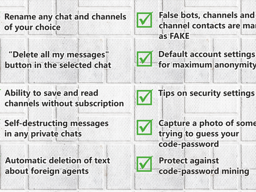 10 unique features of Partisan Telegram